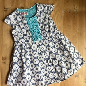 Baby Lulu by Erin Murphy 18 mo. 100% Cotton Floral Cap Sleeve Ruffle Dress
